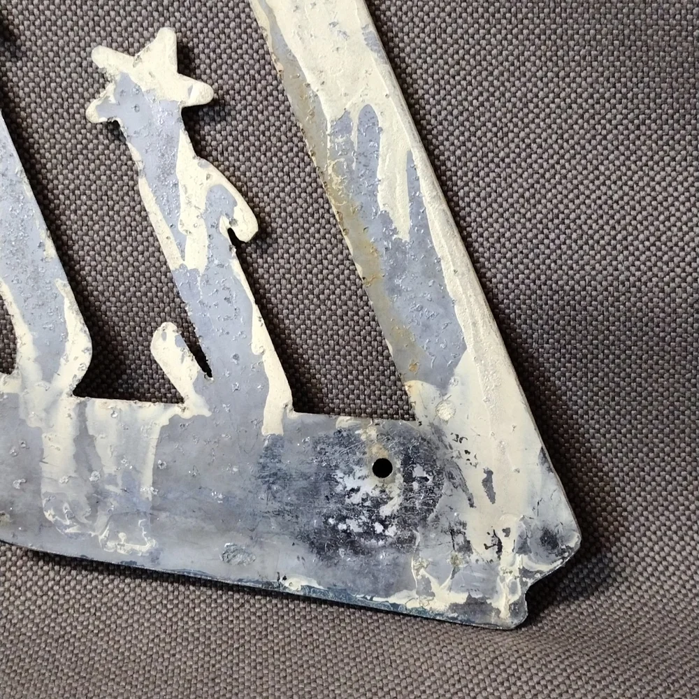 Liberty patina metal sign
